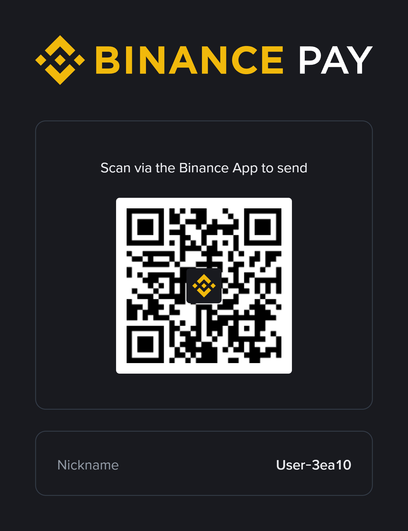 Binance QR Code